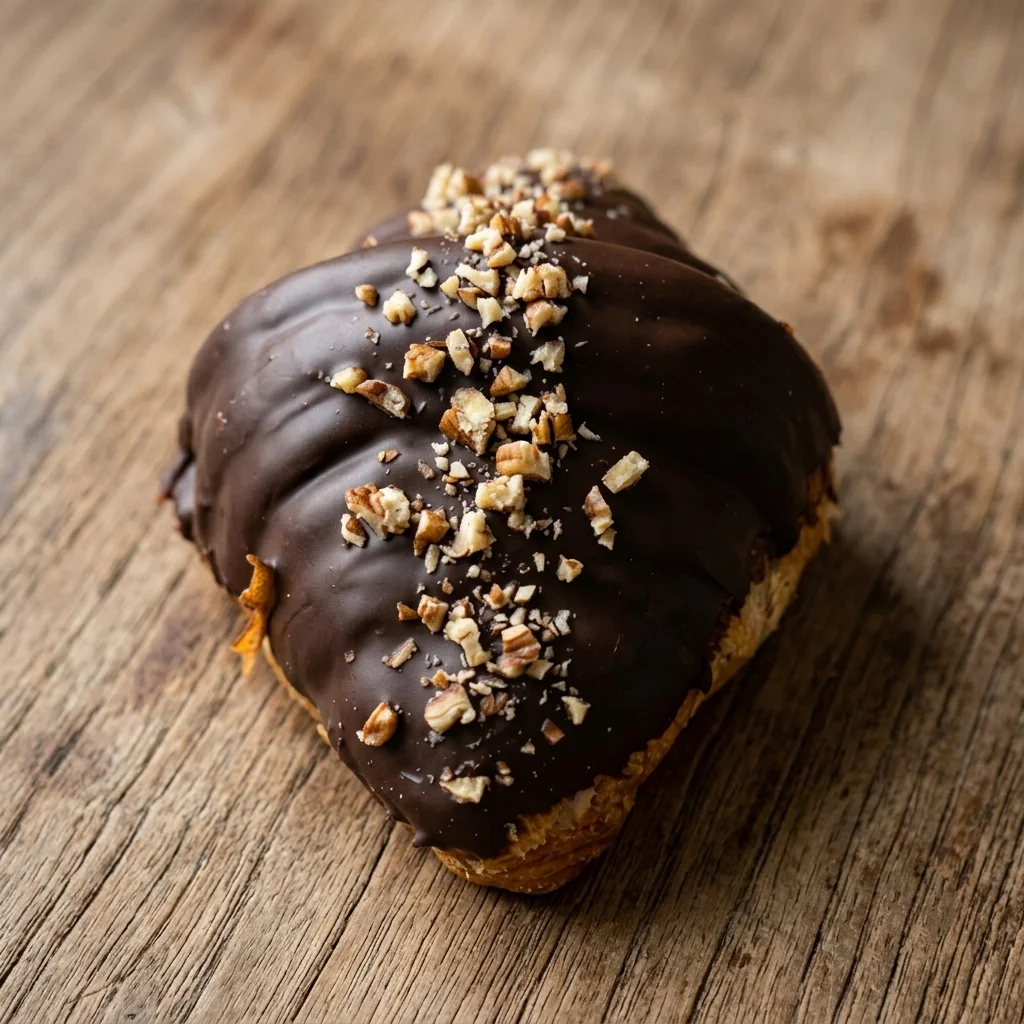 Chocolate and almond croissant