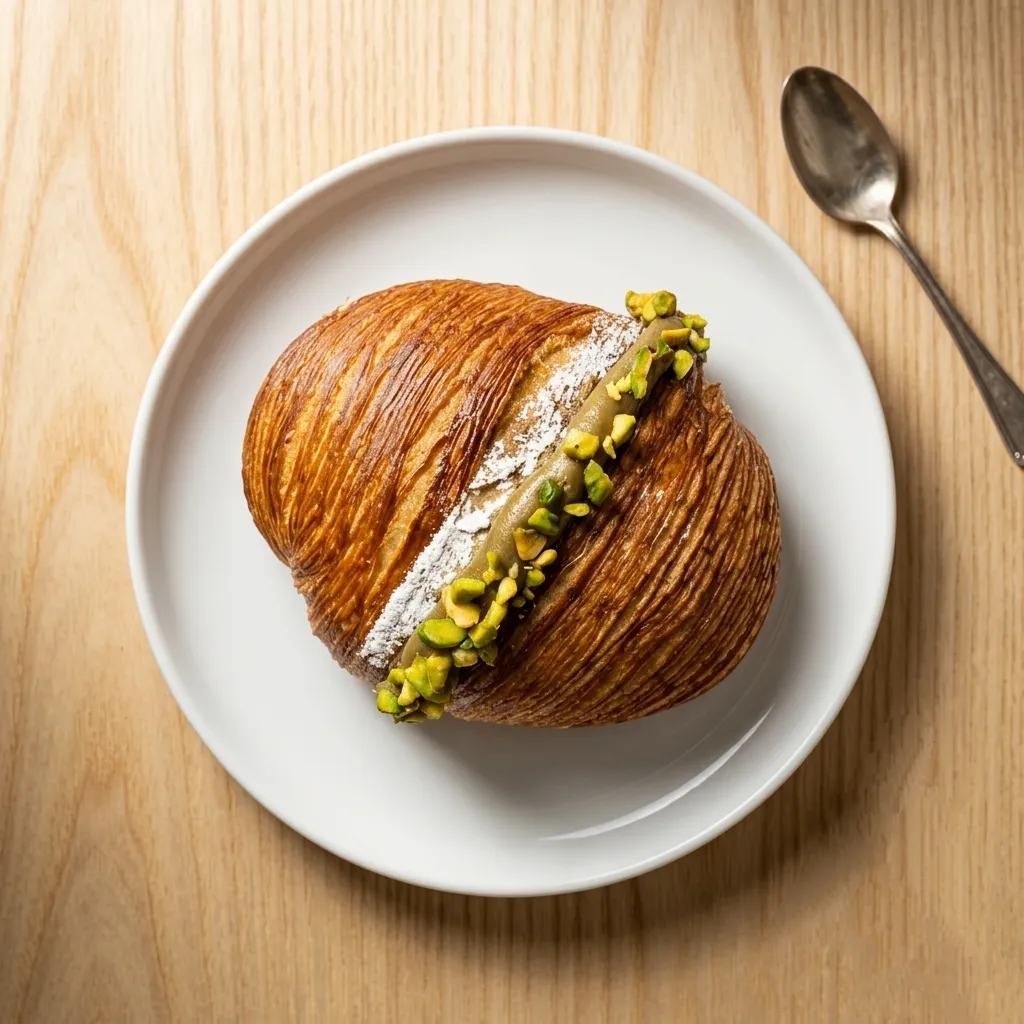Pistachio croissant
