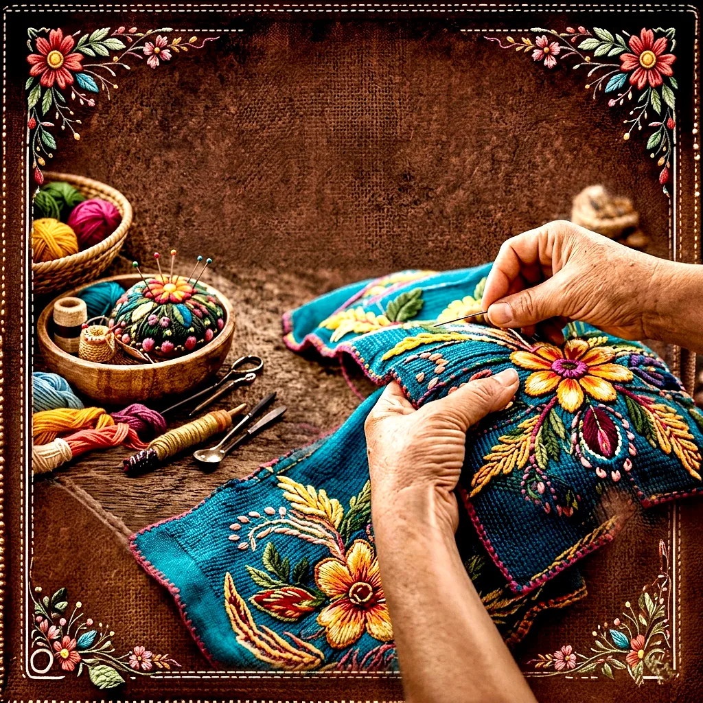 Taller artesanal de bordado cusqueño